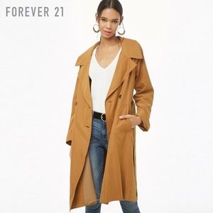 Forever 21 Double-Breasted Trench Coat